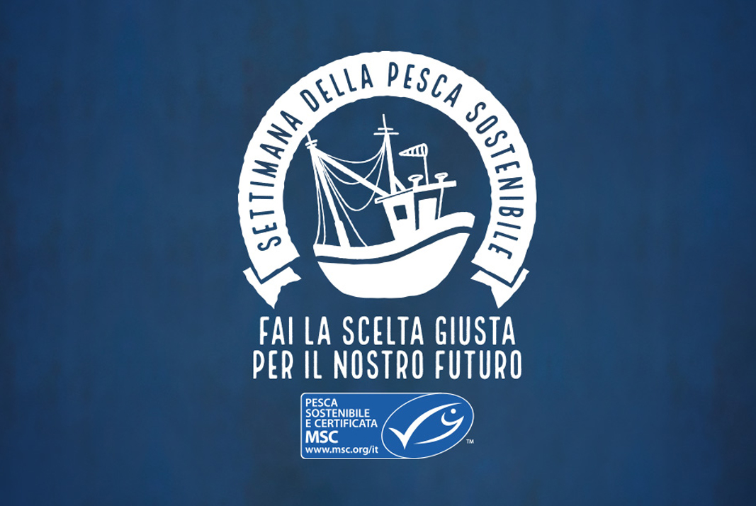 Logo della Settimana della pesca sostenibile per MSC