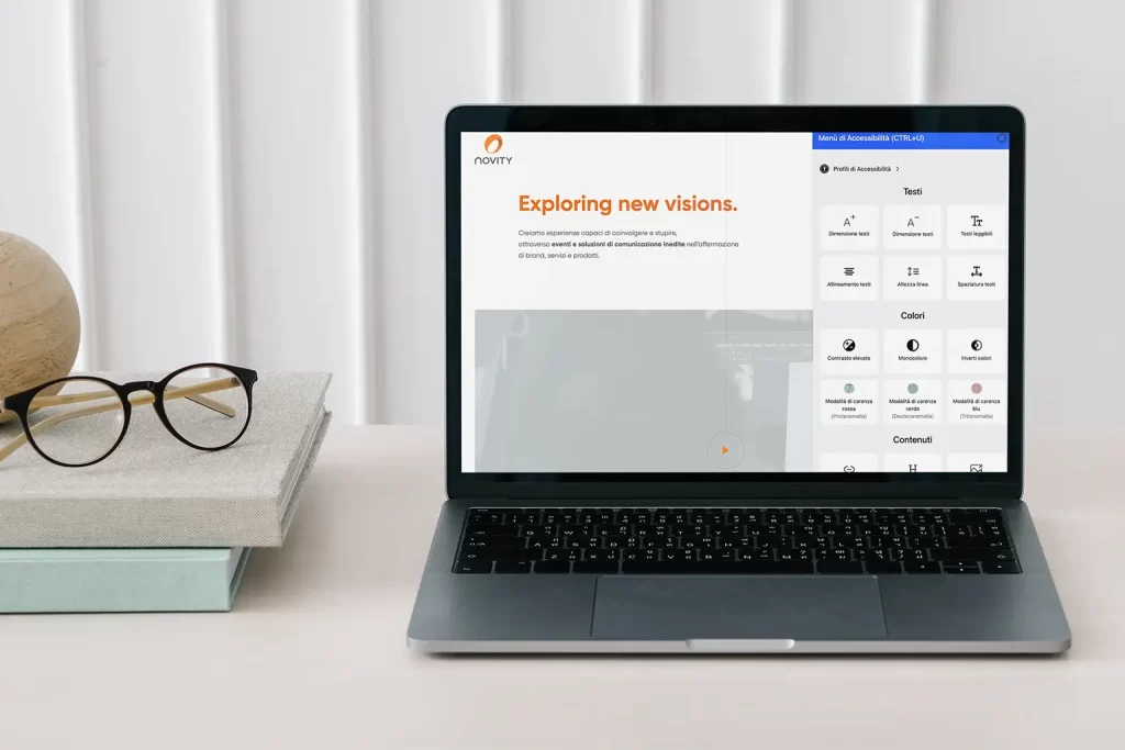 novity accessibilità sito web