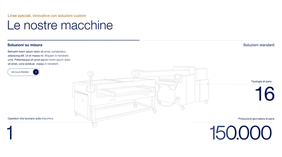 Sito web Bertuetti - le macchine