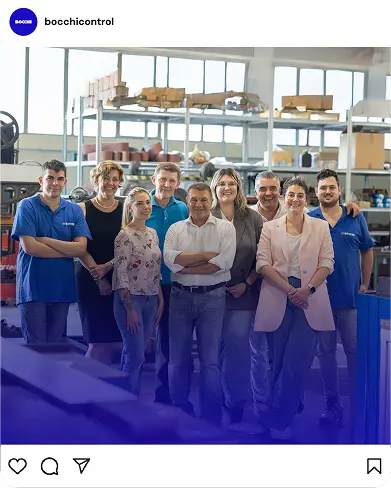 Team - Post sui social dell'account Bocchi Control