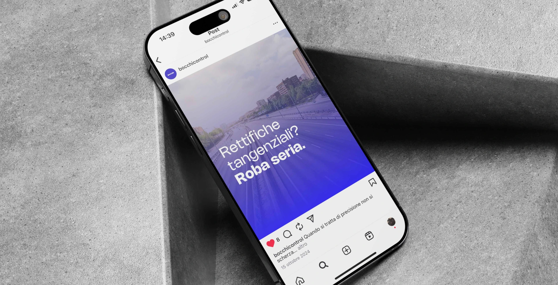 mockup mobile Bocchi - instagram post