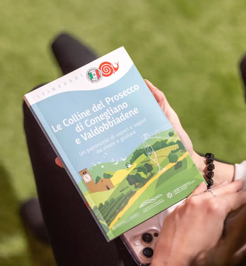 Guida slow food realizzata per promuovere le colline del Prosecco di Conegliano e Valdobbiadene