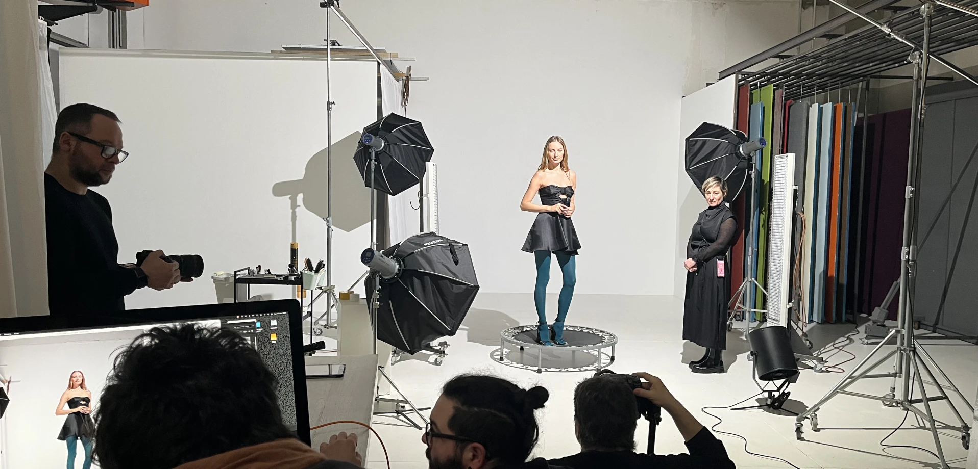 fotografia di shooting solidea in studio