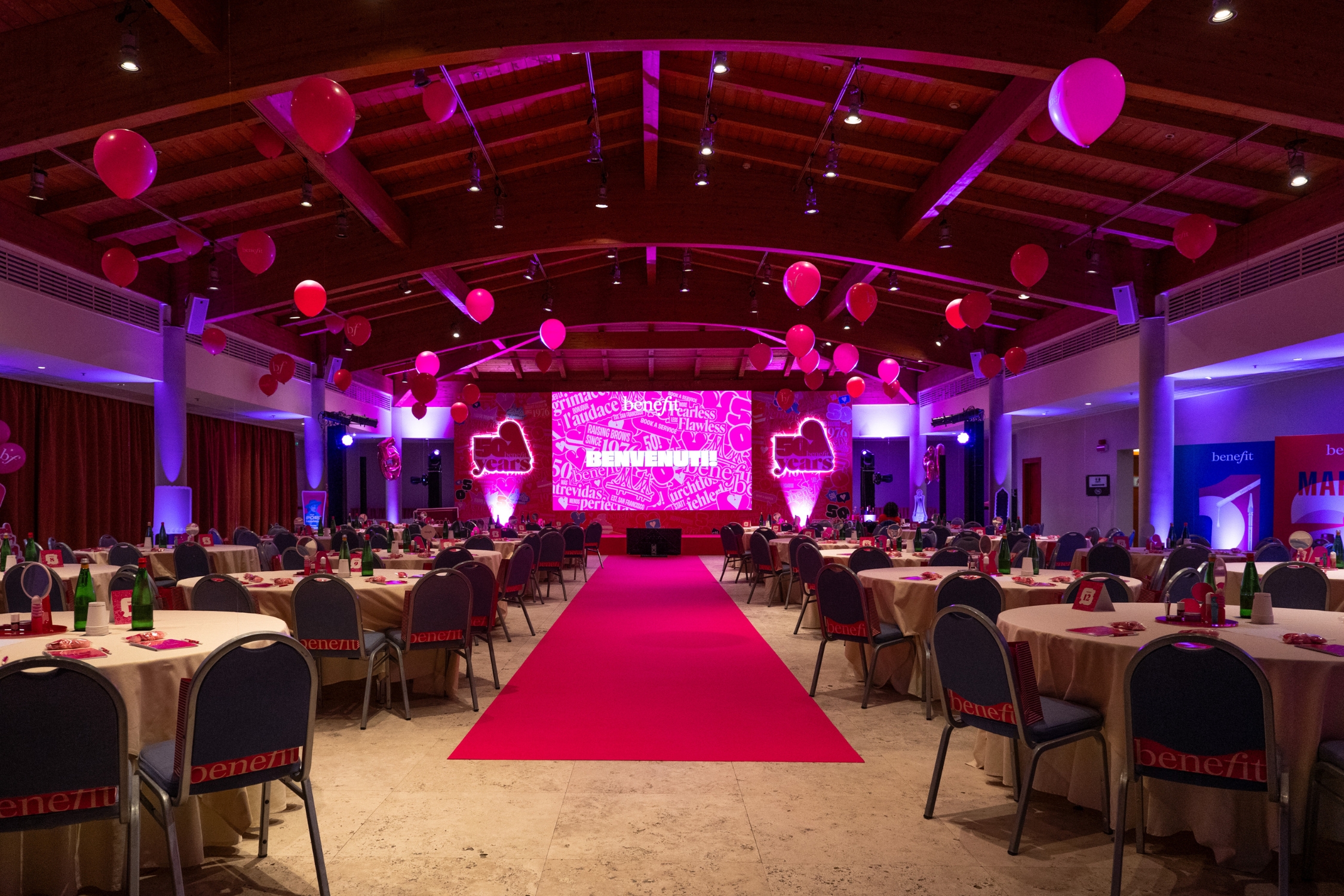 Sala Convention 50 anni Benefit