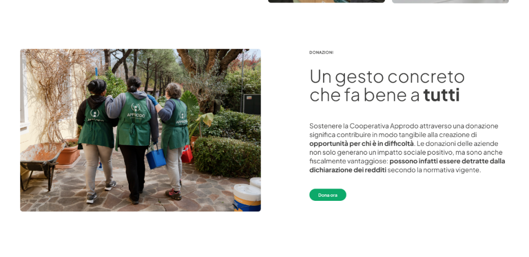 Persone che supportano una cooperativa