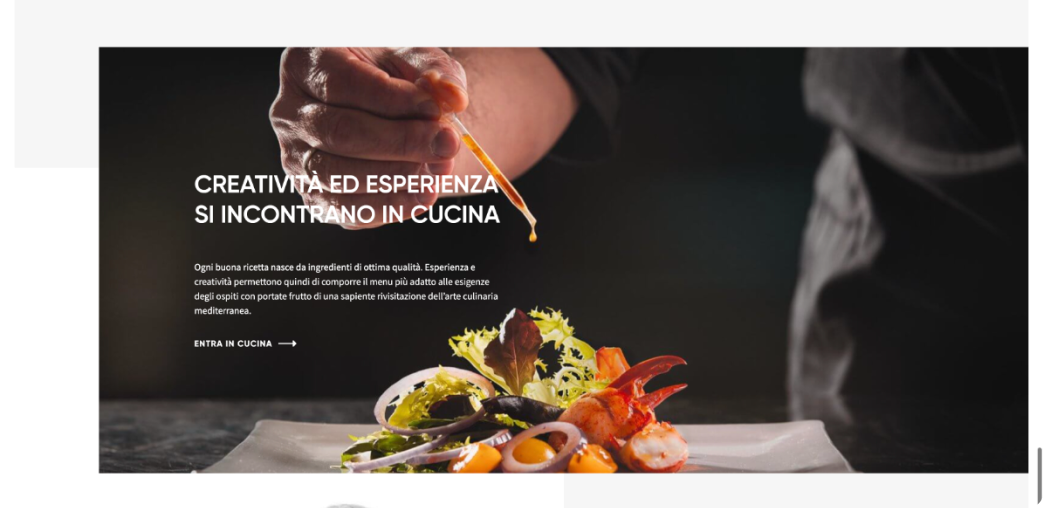 Cibo gourmet con presentazione elegante - Food photography per il sito Artevento