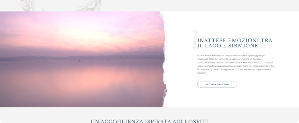 Tramonto sereno sul lago di Sirmione