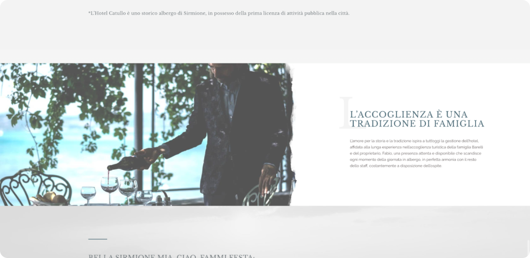 Tradizione familiare in un ristorante