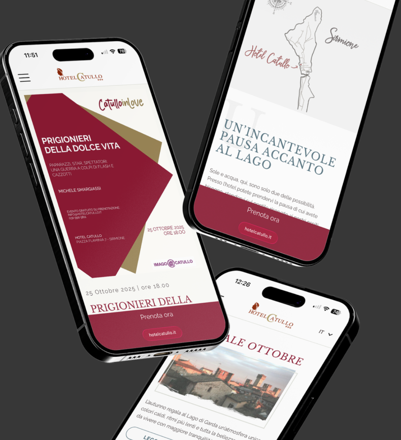 Sito web di un hotel elegante