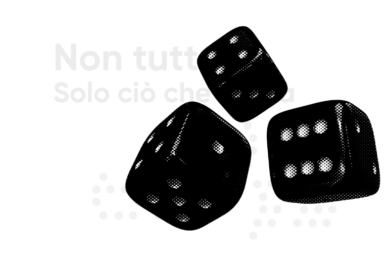 Nuove rotte AI - grafica con dadi da gioco