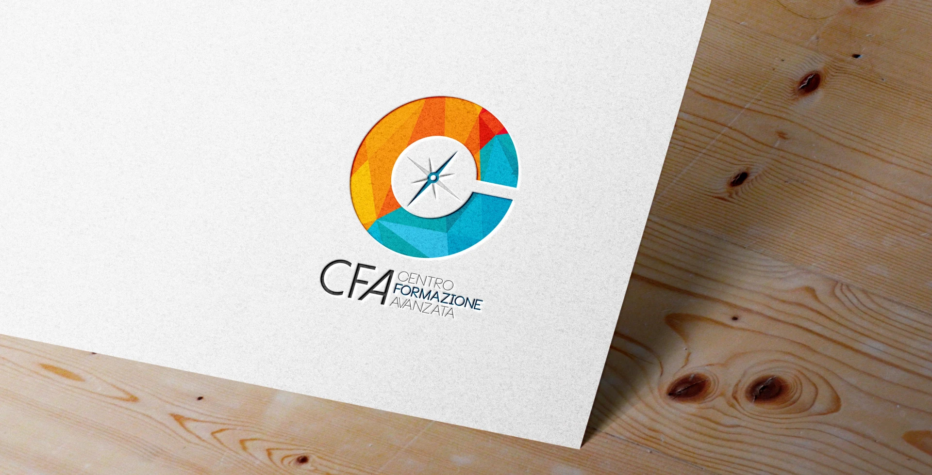 Logo Centro CFA su foglio di carta